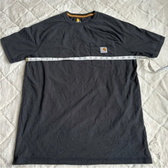 Carhartt | Black Relaxed Fit Heavyweight Short Sleeve Pocket Tee | Size Medium - Picture 9 of 10